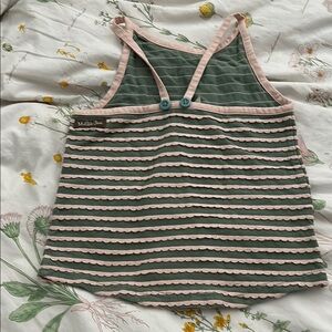 Matilda Jane Pink and Green Striped Top